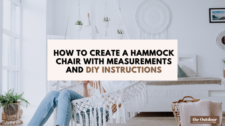 How to Create a Hammock Chair with Measurements and DIY Instructions