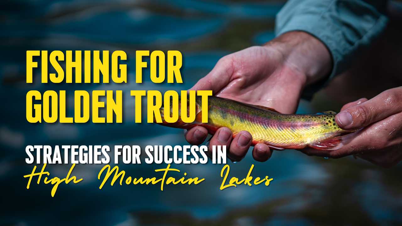 A man with a Golden Trout in his hand