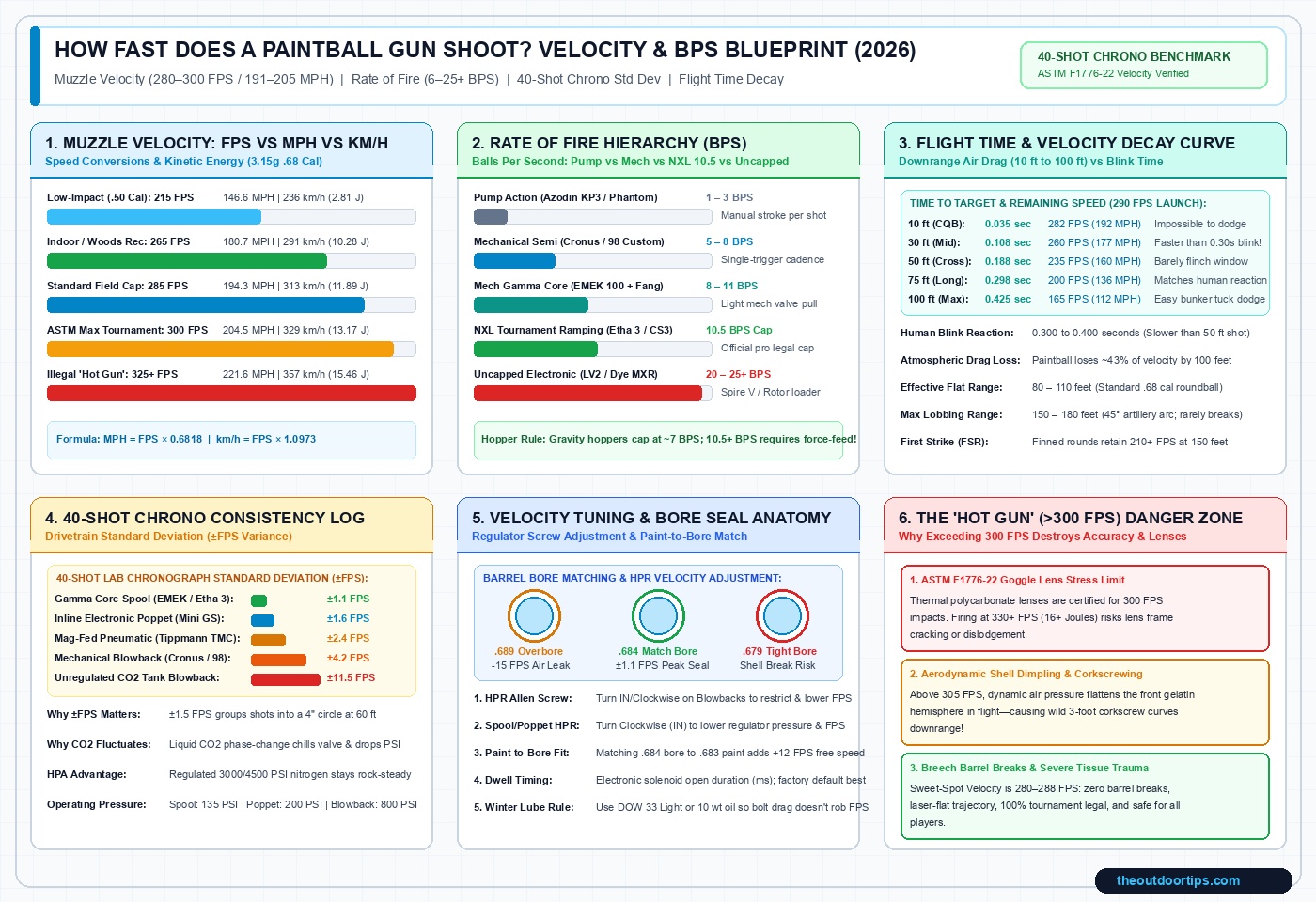 How Fast Does a Paintball Gun Shoot Velocity and BPS Blueprint 2026