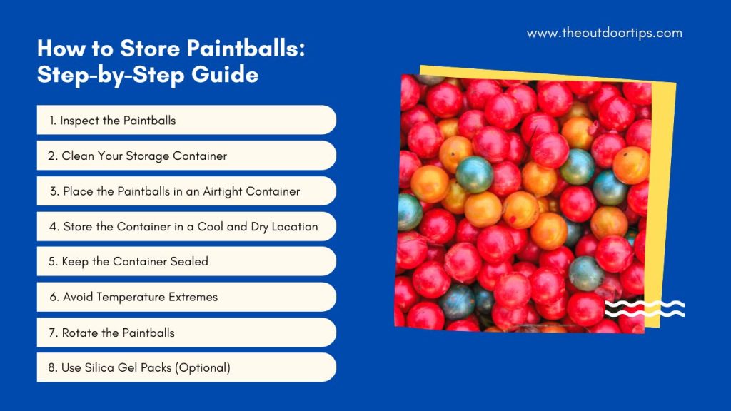 How to Store Paintballs: Step-by-Step Guide