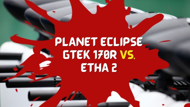 Planet Eclipse Gtek 170R vs. Etha 2 Paintball Gun