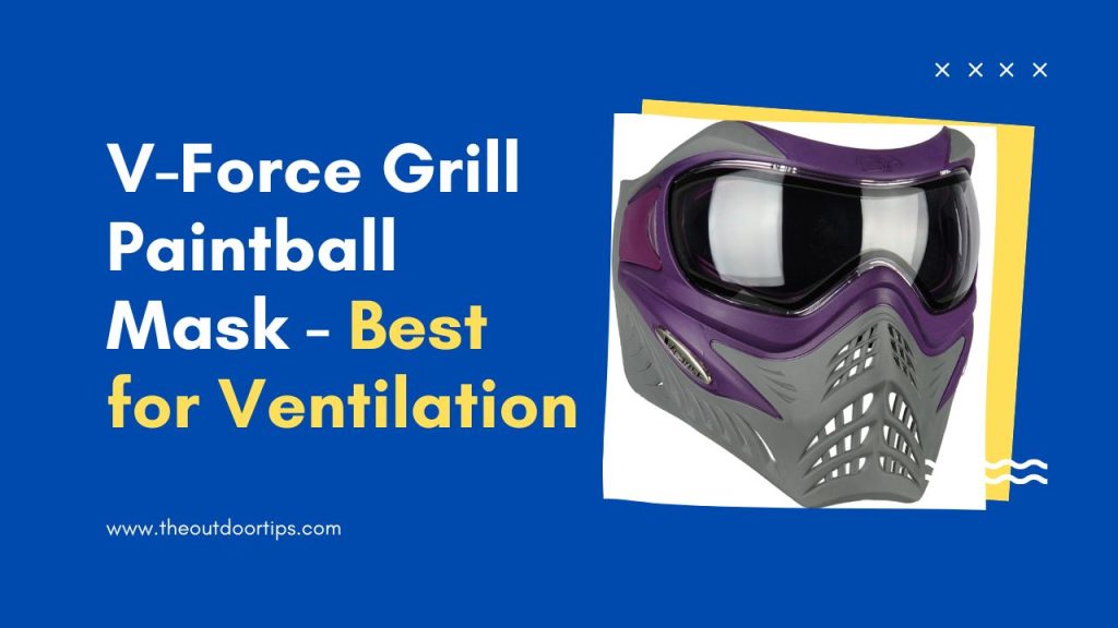 V-Force Grill Paintball Mask - Best for Ventilation