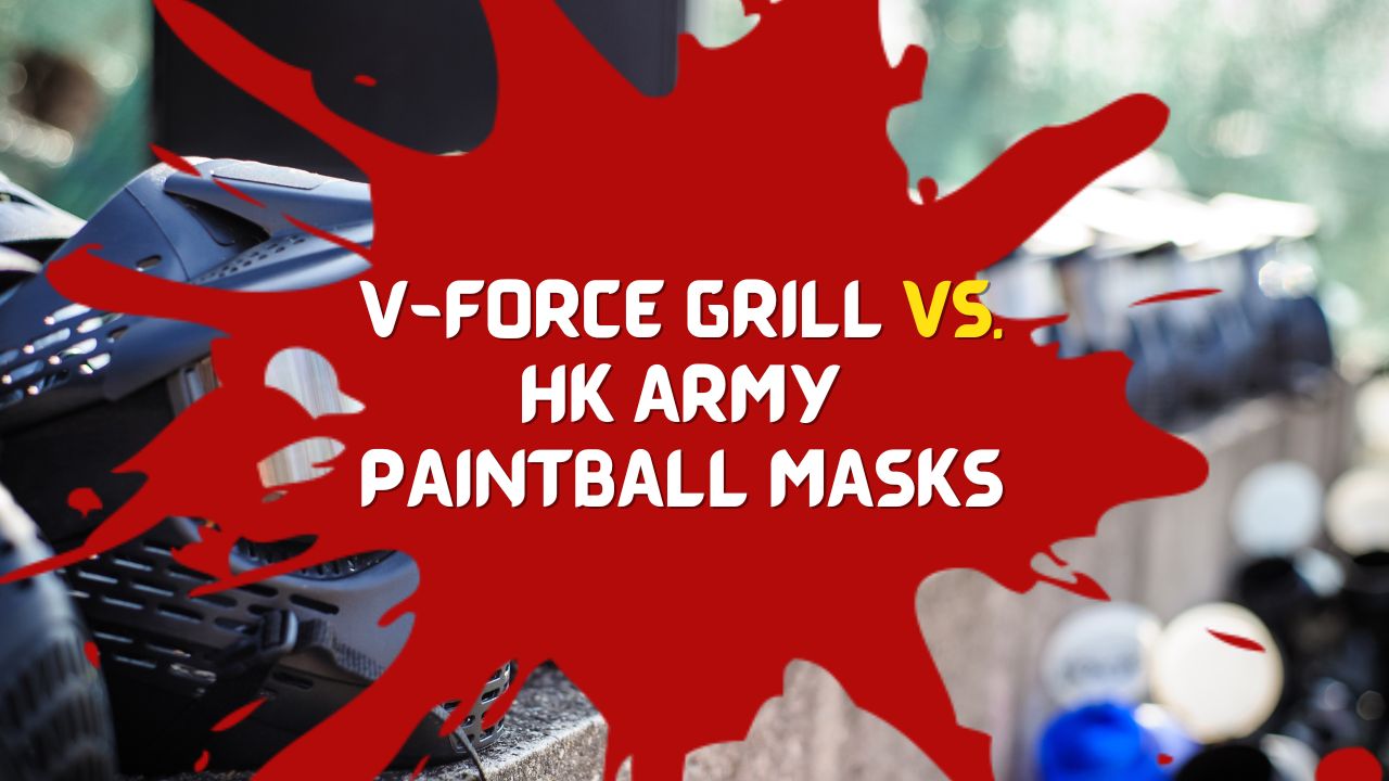 V-Force Grill vs. HK Army Paintball Masks