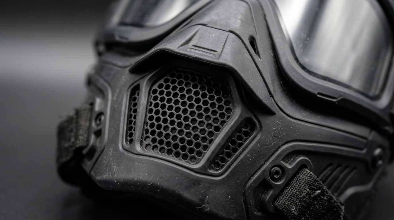 Bunkerkings CMD paintball mask – ventilation exhaust zones – mask review