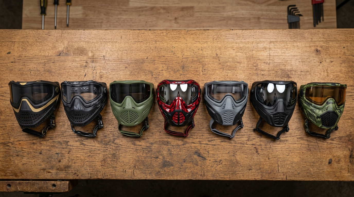 Is paintball safe comprehensive analysis showing certified ASTM thermal paintball goggles and protective equipment