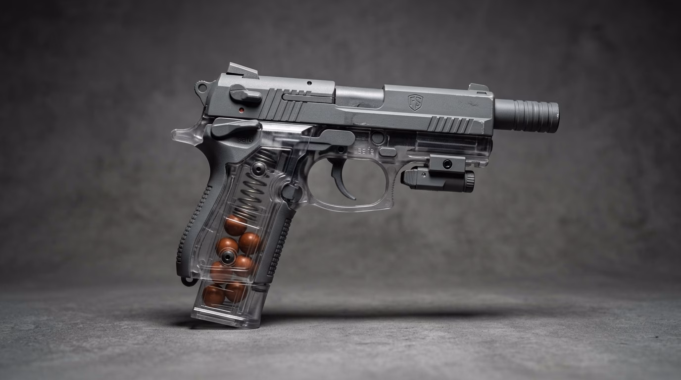 JT ER2 pump pistol – clear composite body overview – budget paintball pistol review