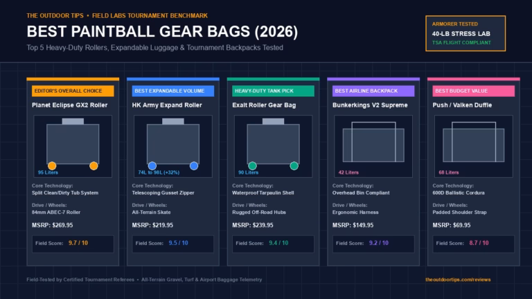 Best Paintball Gear Bags (2026): Top Field-Tested Picks