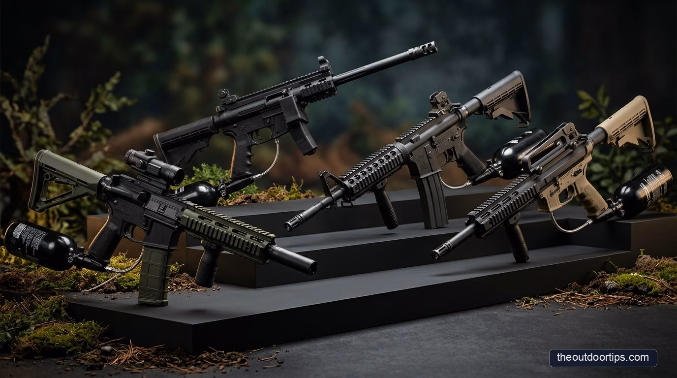 Best Woodsball Paintball Guns 2026 Lineup Featuring Planet Eclipse EMF100 and Tippmann A-5
