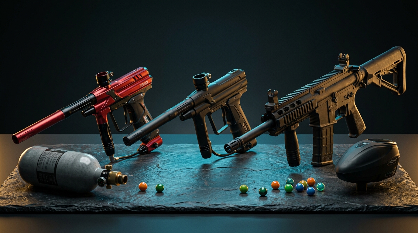 Best paintball guns under 250 dollars side-by-side studio hero comparison