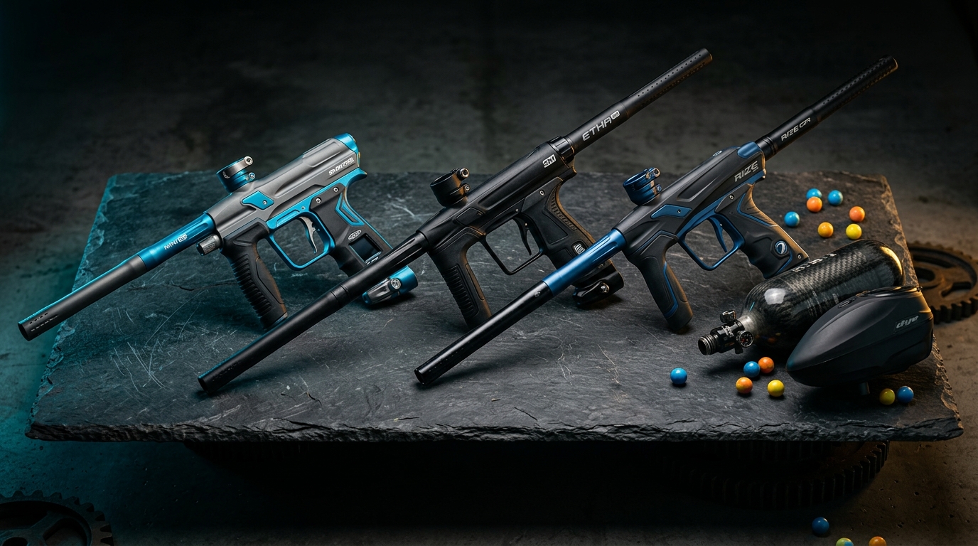 Best paintball guns under 400 dollars side-by-side studio hero comparison