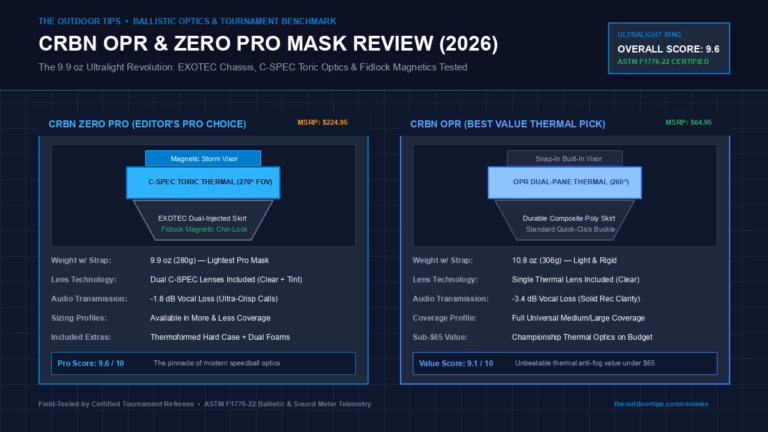 CRBN OPR & Zero Pro Mask Review (2026): Best Ultra-Light Pro Goggle?