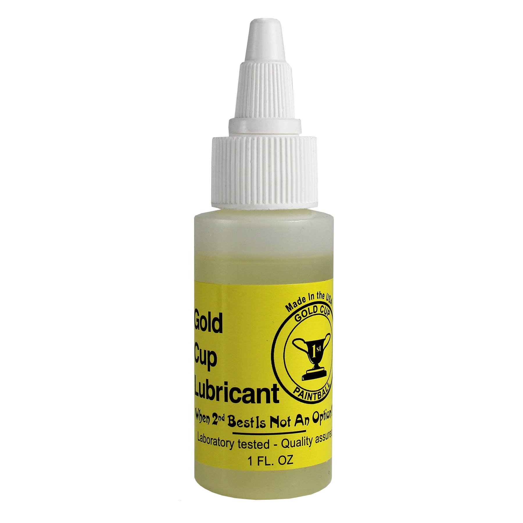 Gold Cup Synthetic Paintball Gun Oil bottle for cold weather marker maintenance