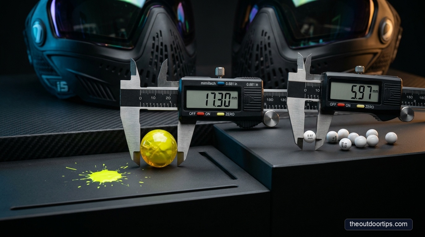Paintball vs Airsoft Caliper Diameter and Terminal Ballistics Comparison 2026
