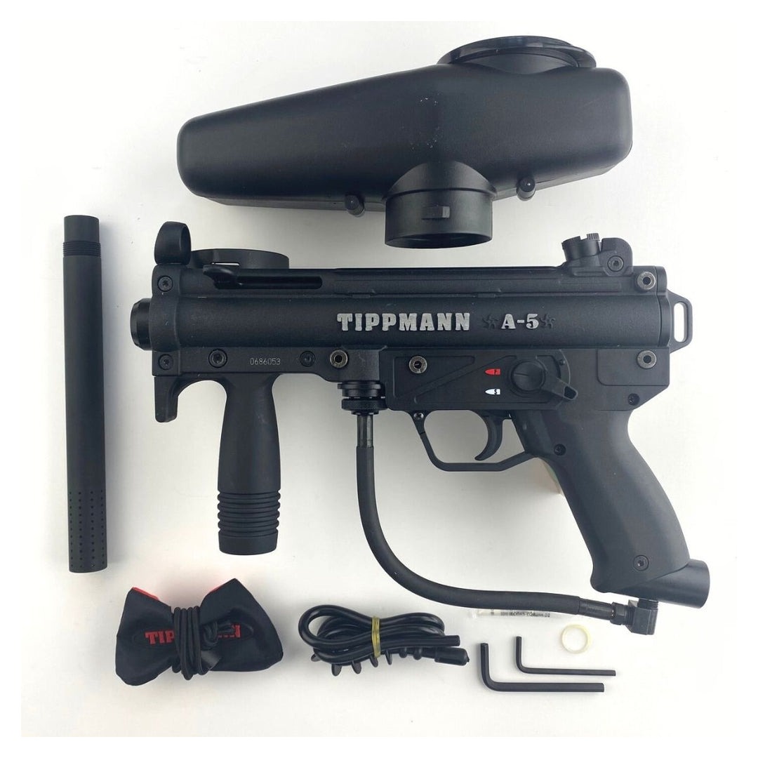 Tippmann A-5 Paintball Marker with Cyclone Feed System